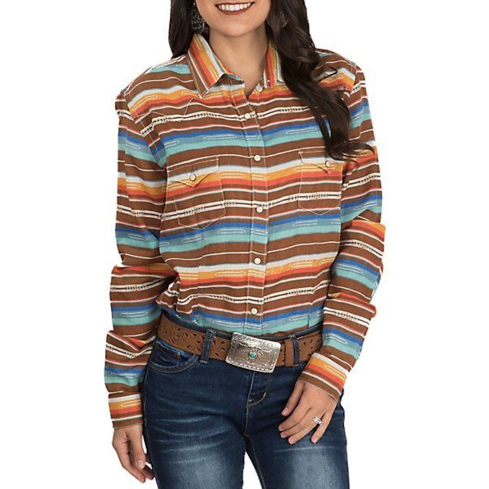 Rough Stock by Panhandle Long Sleeve Western Shirt